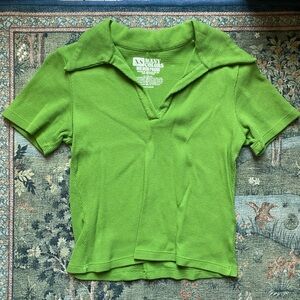 Big Bud Press Short Sleeve Fisherman Polo in Green